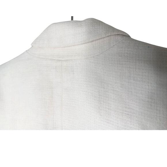 ANINE BING Linen Front Button Quinn Blazer - Picture 12 of 15